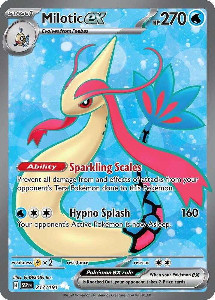 Milotic ex 217/191 SV08: Surging Sparks