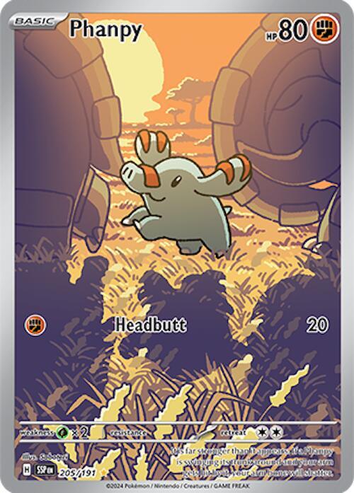 Phanpy 205/191 SV08: Surging Sparks