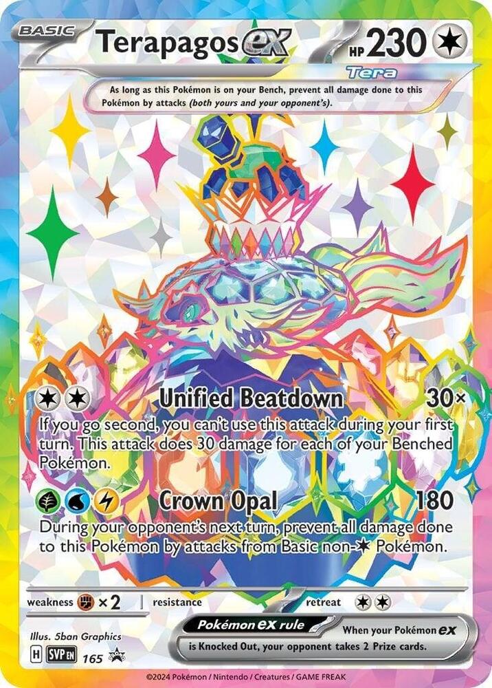 Terapagos ex 165 SV: Scarlet & Violet Promo Cards