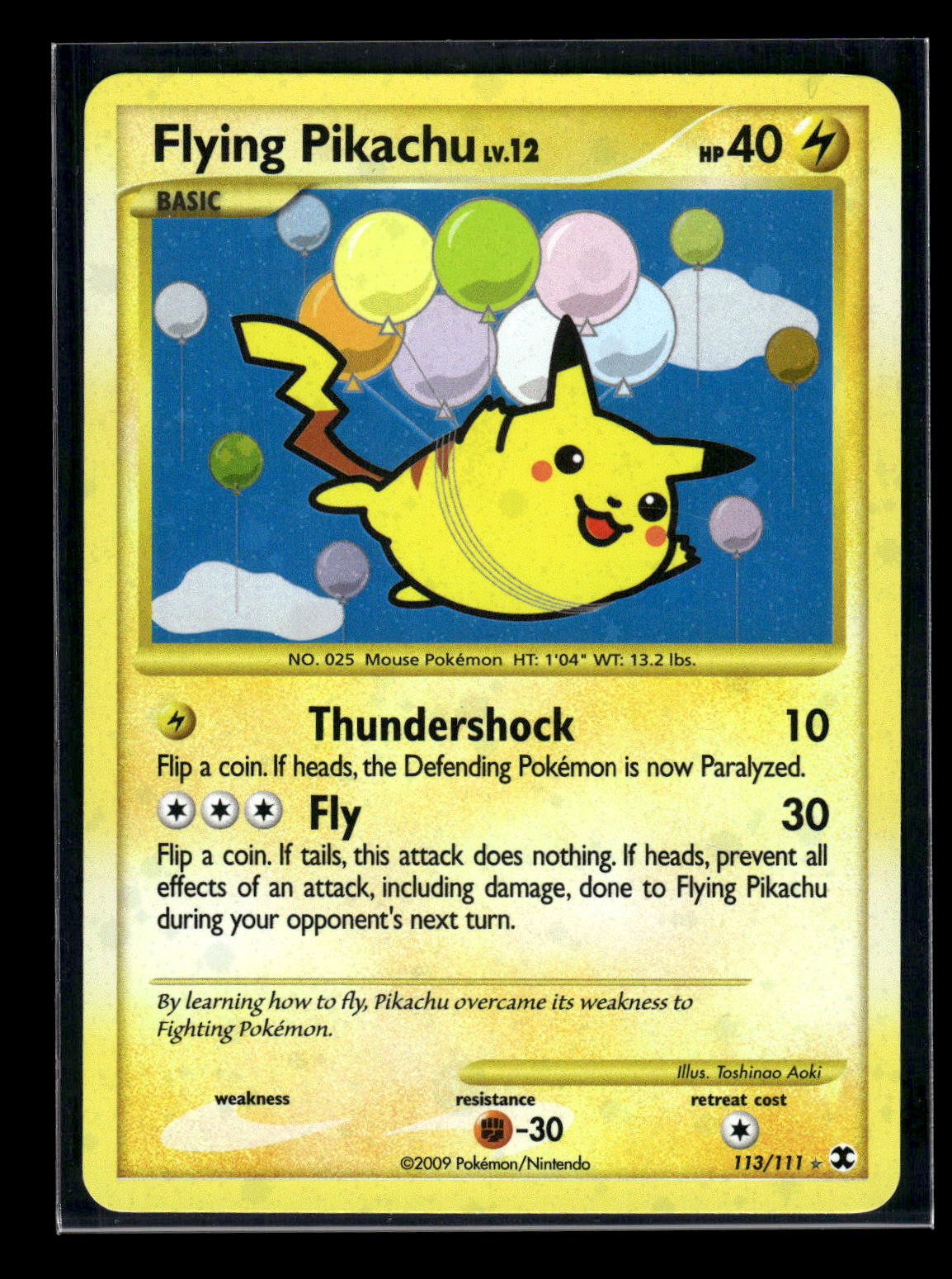 Flying Pikachu 113/111 Rising Rivals
