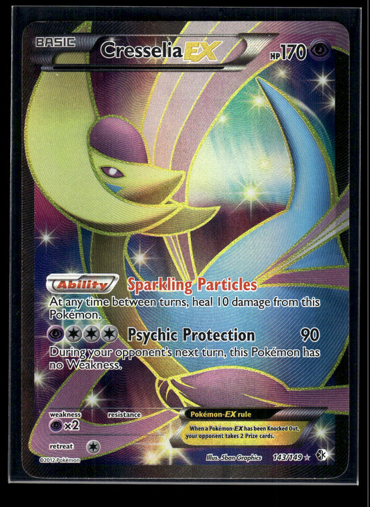 Cresselia EX (143 Full Art) 143/149 Boundaries Crossed