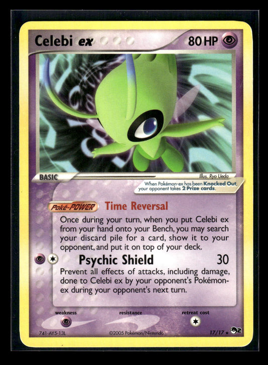 Celebi ex (Non-Holo) 017/017 POP Series 2
