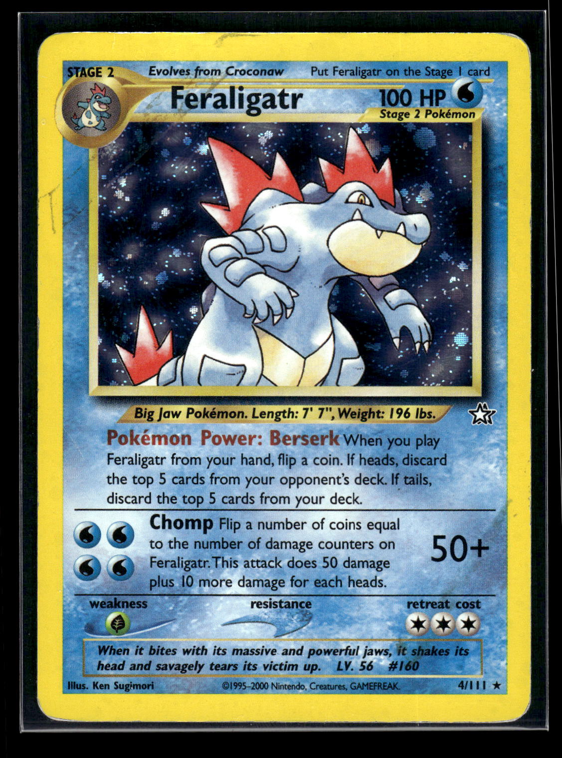 Feraligatr (4) 004/111 Neo Genesis