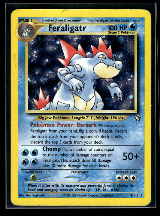 Feraligatr (4) 004/111 Neo Genesis