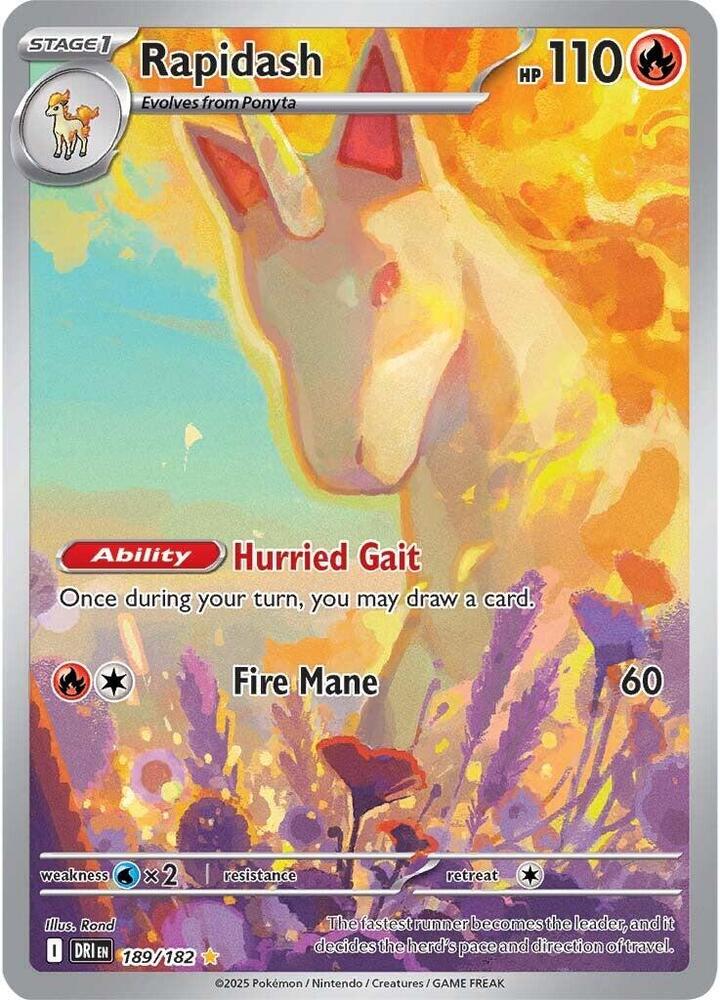 Rapidash 189/182 SV10: Destined Rivals