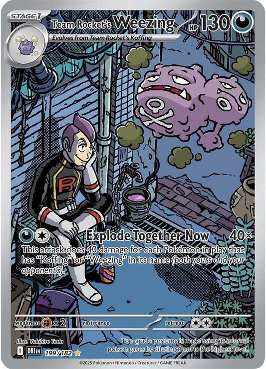 Team Rocket's Weezing 199/182 SV10: Destined Rivals