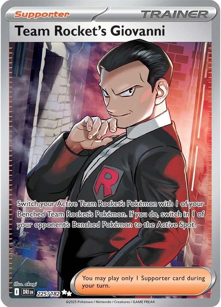 Team Rocket's Giovanni 225/182 SV10: Destined Rivals