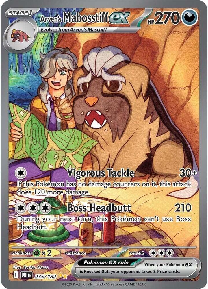 Arven's Mabosstiff ex 235/182 SV10: Destined Rivals