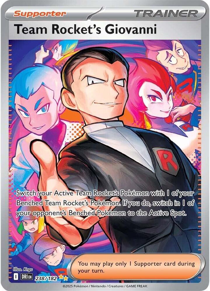 Team Rocket's Giovanni 238/182 SV10: Destined Rivals