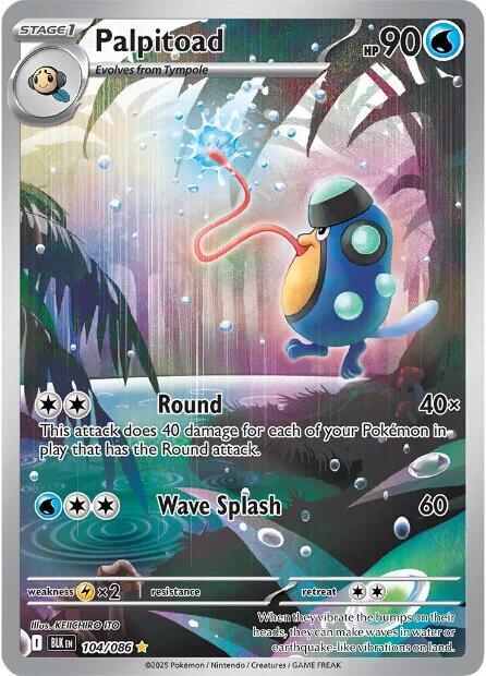 Palpitoad 104/086 SV: Black Bolt