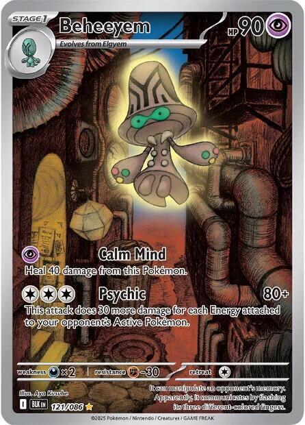 Beheeyem 121/086 SV: Black Bolt