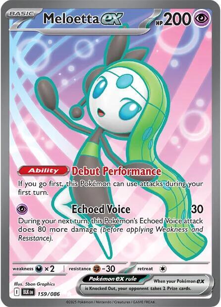 Meloetta ex 159/086 SV: Black Bolt