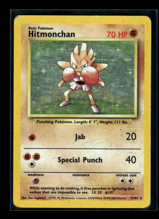 Hitmonchan 007/102 Base Set