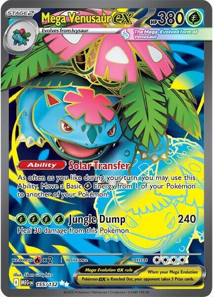 Mega Venusaur ex 155/132 ME01: Mega Evolution