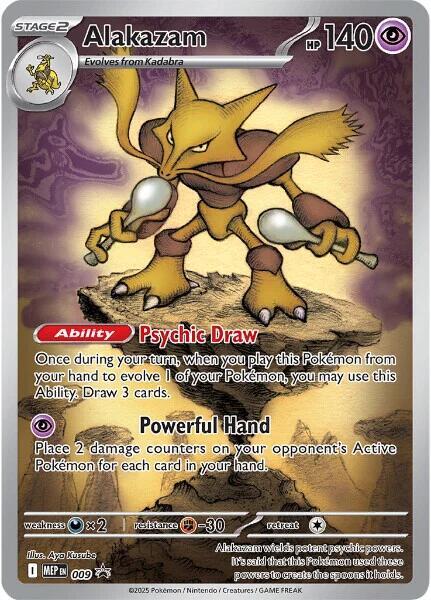 Alakazam 009 ME: Mega Evolution Promo