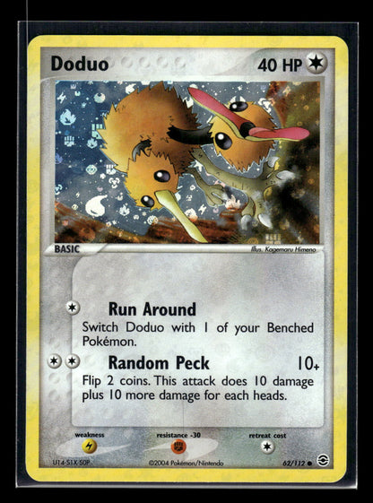 Doduo 62/112 EX FireRed & LeafGreen Reverse