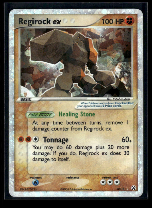 Regirock ex 98/101 Hidden Legends