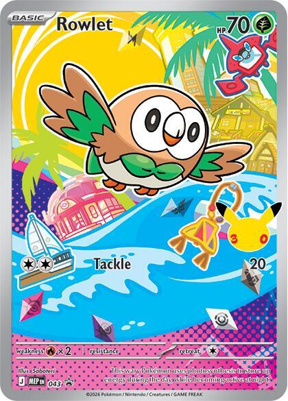 Rowlet 043 ME: Mega Evolution Promo