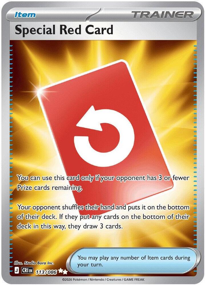 Special Red Card 113/086 ME04: Chaos Rising
