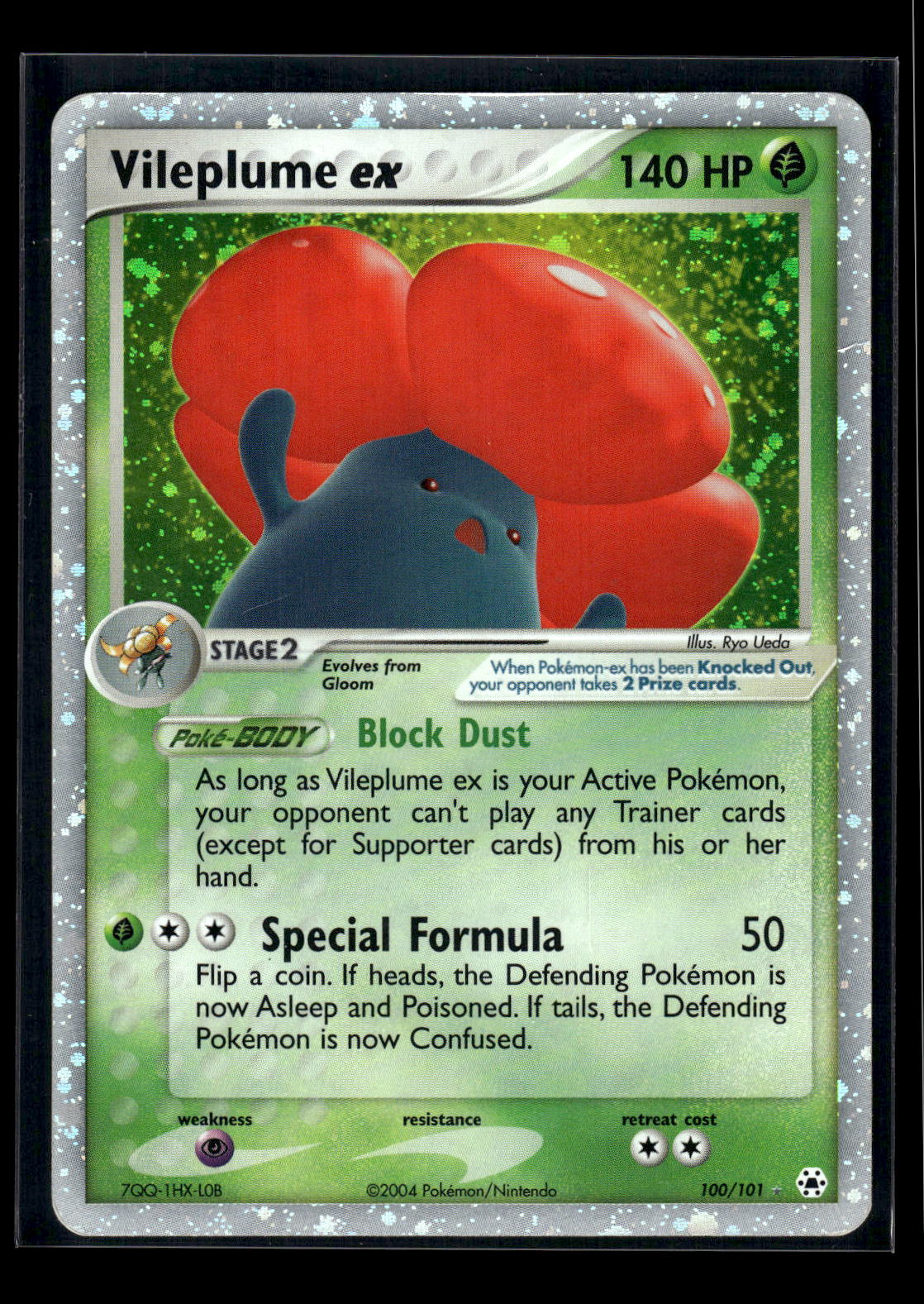 Vileplume ex 100/101 Hidden Legends