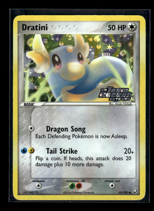 Reverse Foil - Dratini - 053/109 53/109 Team Rocket Returns