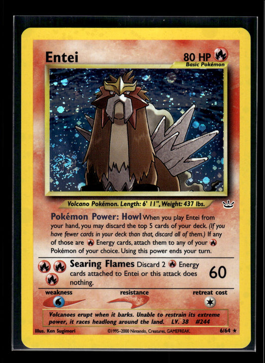 Entei (6) 06/64 Neo Revelation