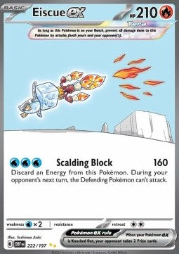 Obsidian Flames - Eiscue ex 222/197
