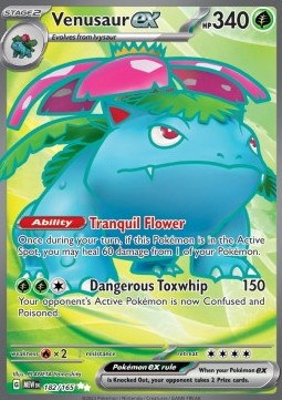 Pokémon 151 - Venusaur ex 182/165