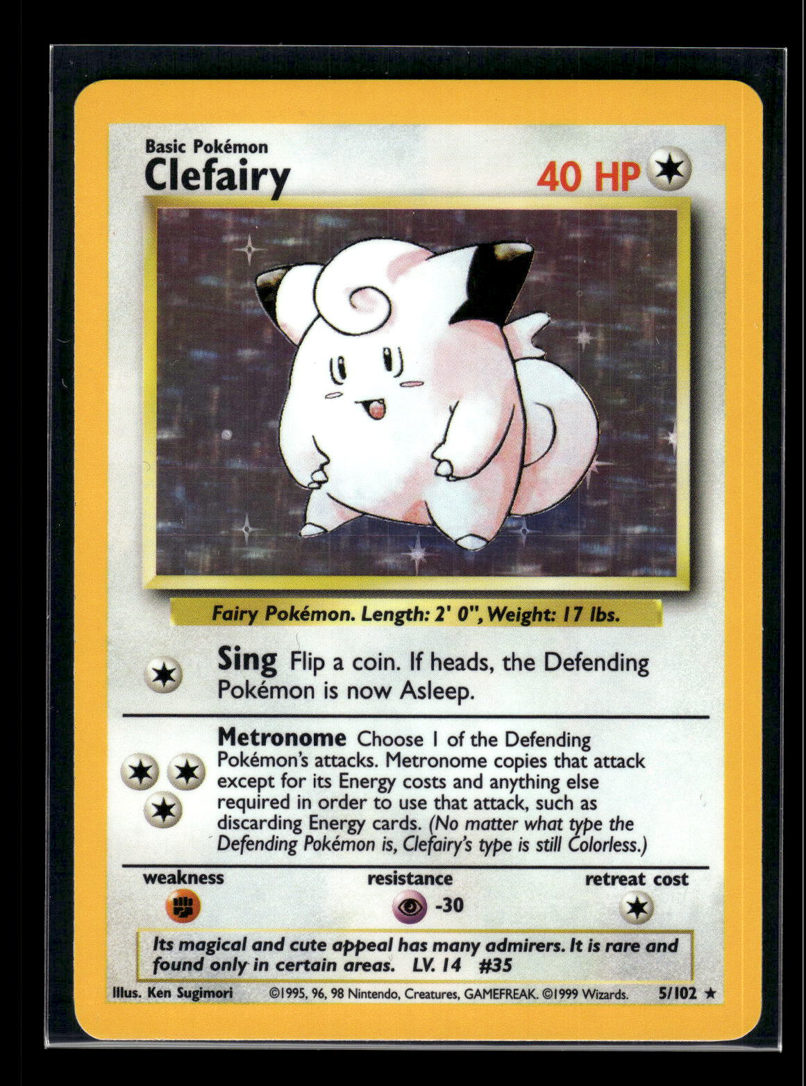 Clefairy 005/102 Base Set