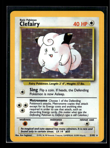 Clefairy 005/102 Base Set