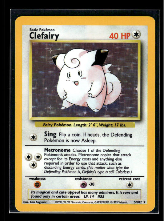 Clefairy 005/102 Base Set