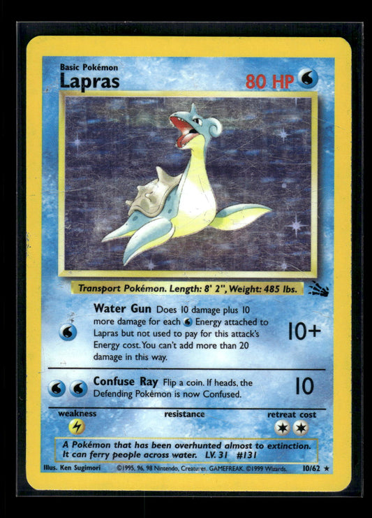 Lapras (10) 10/62 Fossil