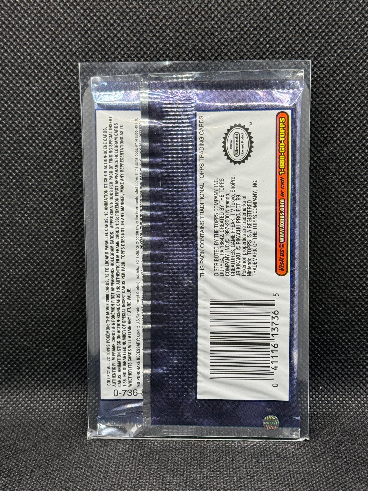 Pokémon 2000 - Topps Movie - Booster Pack