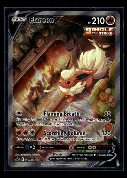 Flareon V - SWSH179 SWSH: Sword & Shield Promo Cards