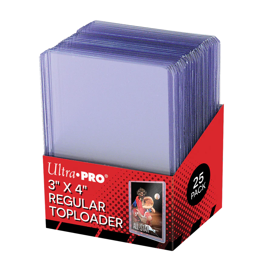 Ultra PRO: Regular Toploader 3x4 Clear - 25st