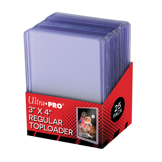 Ultra PRO: Regular Toploader 3x4 Clear - 25st