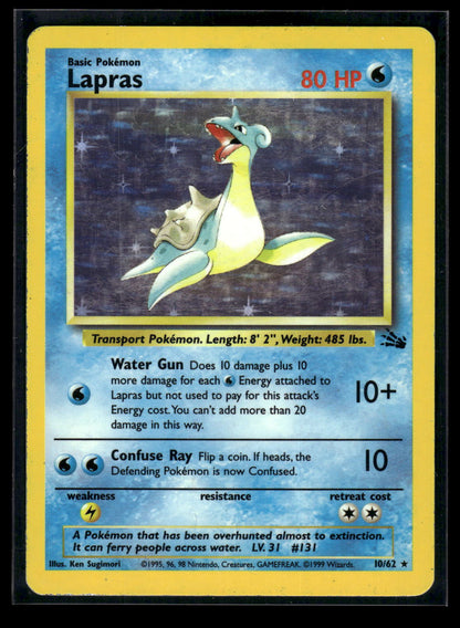 Lapras (10) 10/62 Fossil