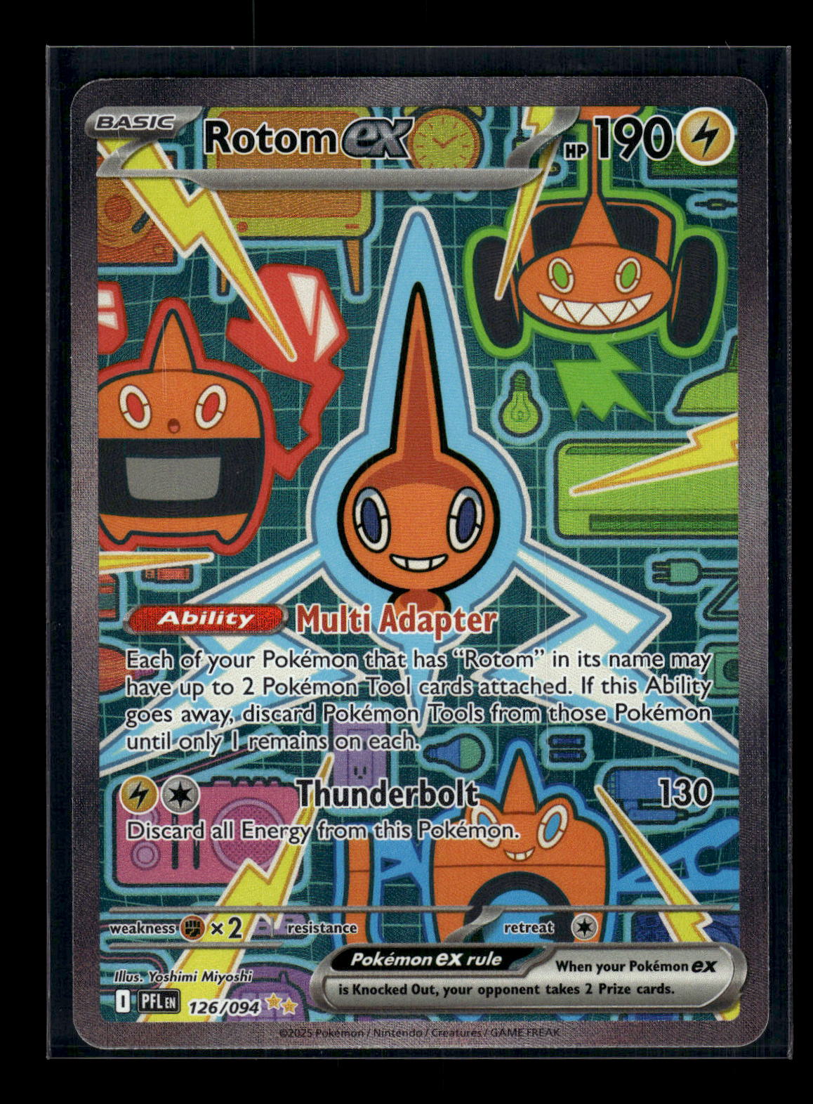 Rotom ex 126/094 ME02: Phantasmal Flames