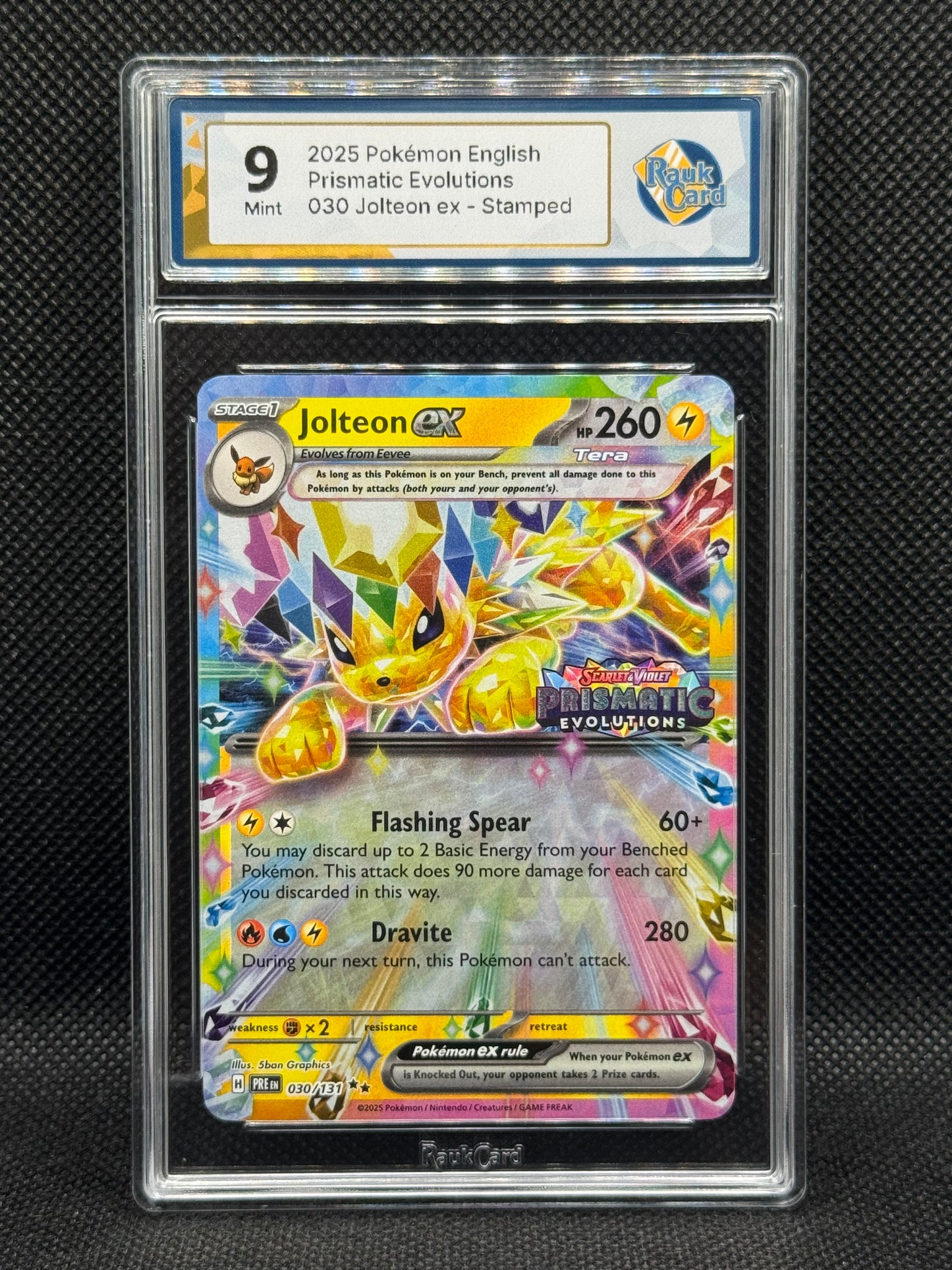 RC 9 - Jolteon ex 030/131 - Prismatic Evolutions - Stamped Promo