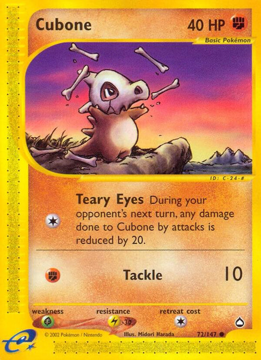 Cubone 072/147 Aquapolis