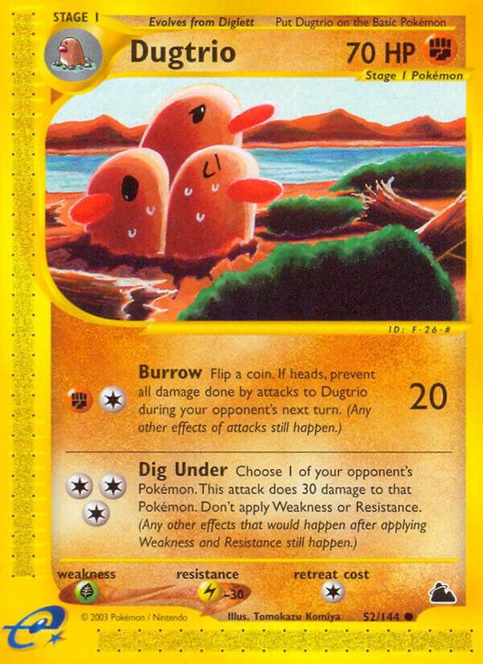 Dugtrio 052/144 Skyridge