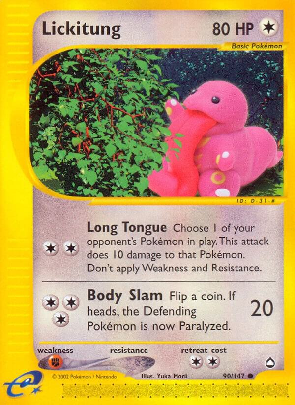 Lickitung 090/147 Aquapolis
