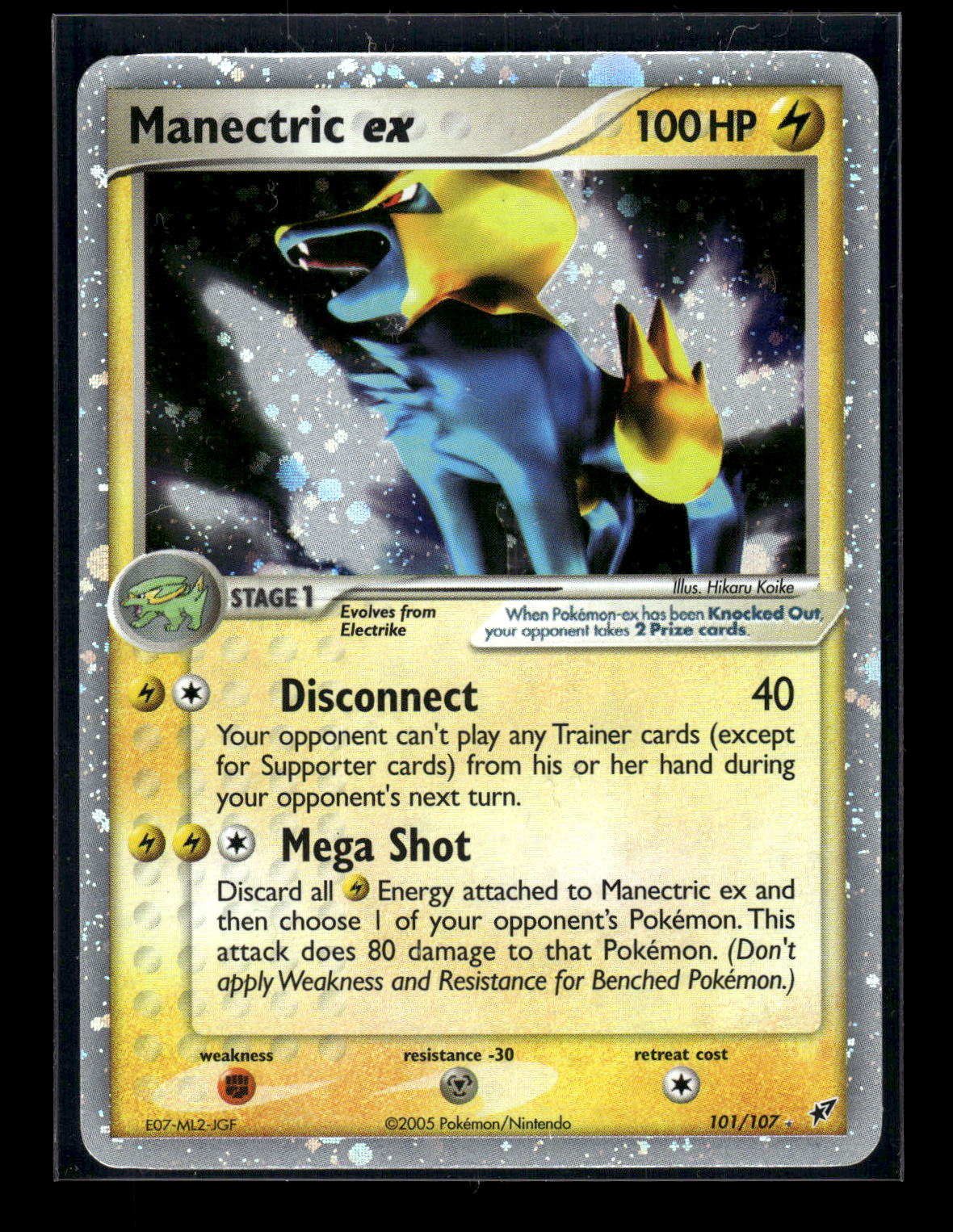 Manectric ex 101/107 Deoxys