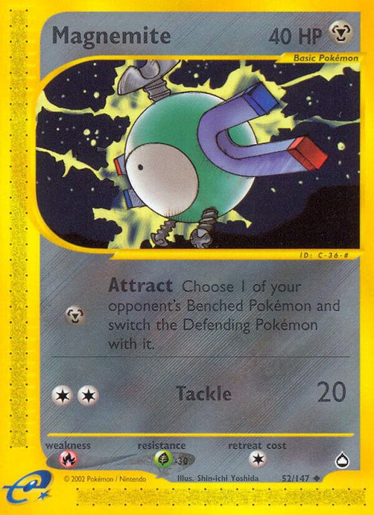 Magnemite (52) 052/147 Aquapolis