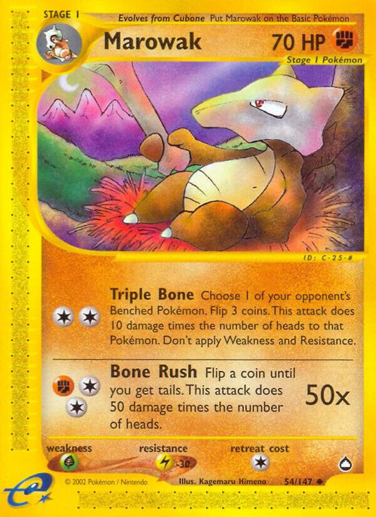Marowak 054/147 Aquapolis