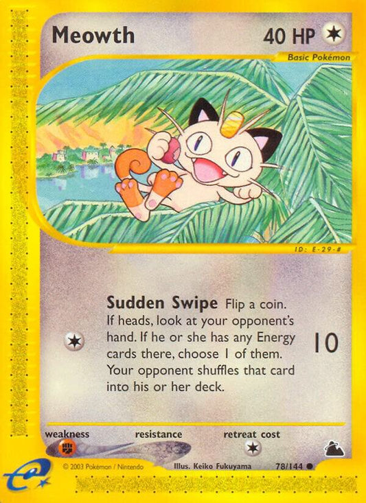 Meowth 078/144 Skyridge