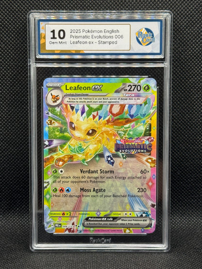 RC 10 - Leafeon ex 006/131 - Prismatic Evolutions - Stamped Promo