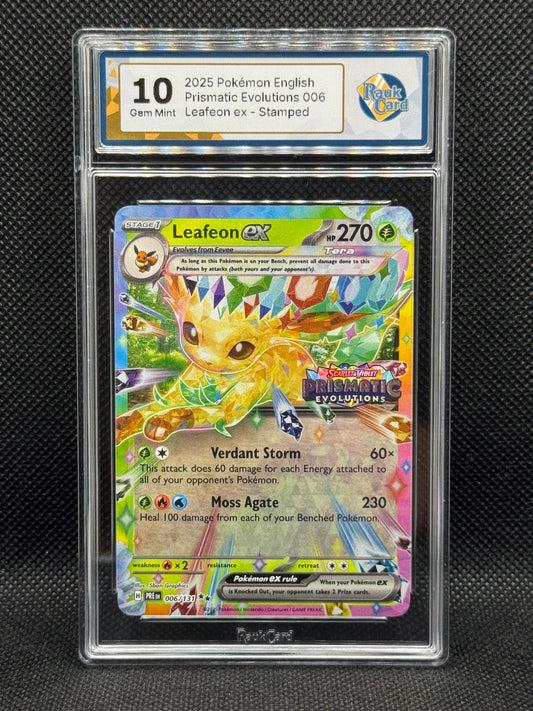 RC 10 - Leafeon ex 006/131 - Prismatic Evolutions - Stamped Promo