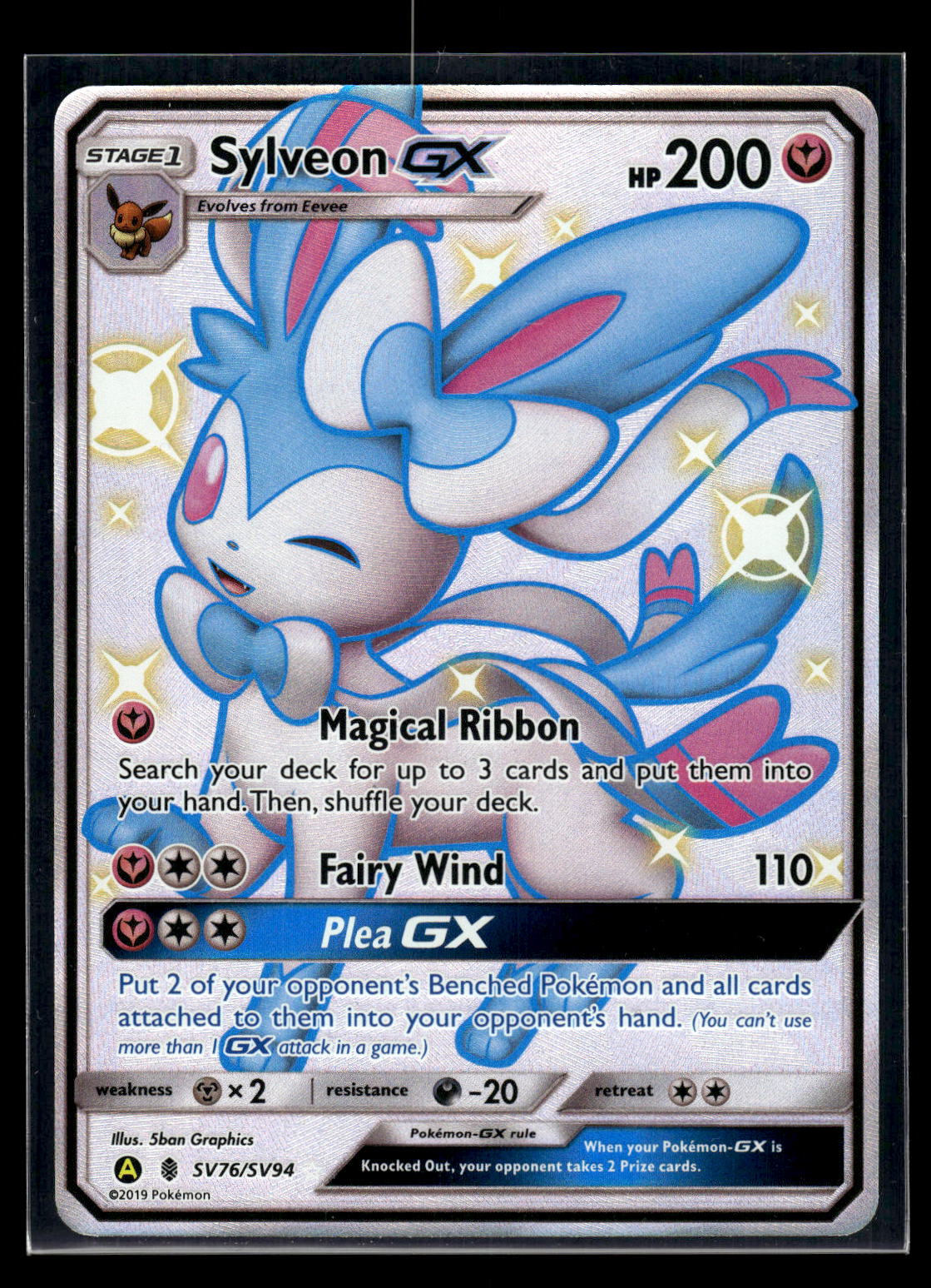 Sylveon GX SV76/SV94 Hidden Fates: Shiny Vault