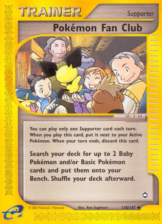 Pokemon Fan Club 130/147 Aquapolis